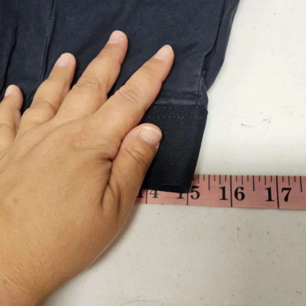 J.Crew Mini Skirt Womens 6 Navy Blue‎ Cotton Elastic Waist Pleated Pockets 28544